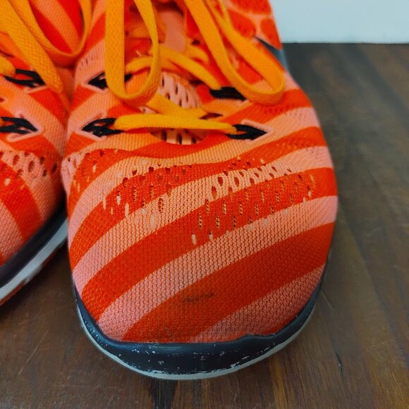 Nike Free 5.0 TR Fit 4 Lava Glow Women's Size 9 704695-602 Red Polka Dot - Picture 3 of 10